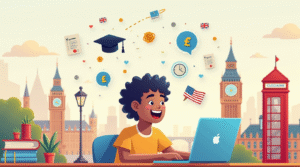 International student searching for scholarships UK 2025 at a UK university